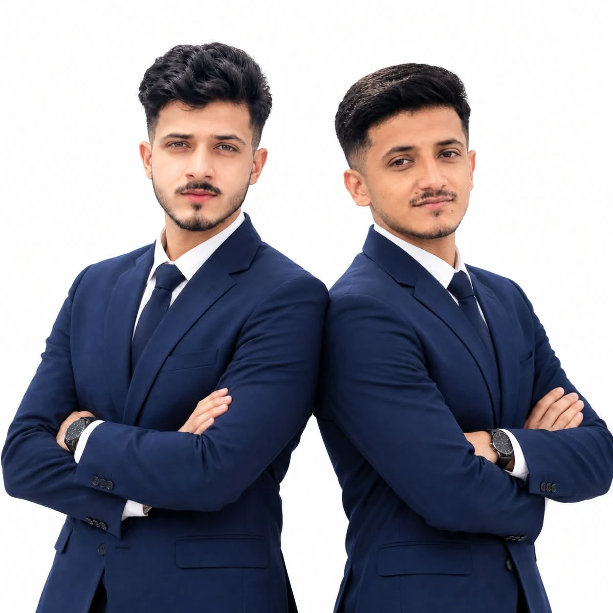 Aman Khan and Zaryab Khan, Blue Waves Enterprises LLC leadership